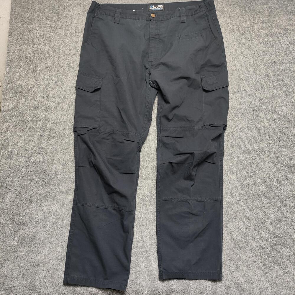 LAPG Pants Mens 42x34 Gray Urban Ops Tactical Cargo Workwear CCP1017LRS